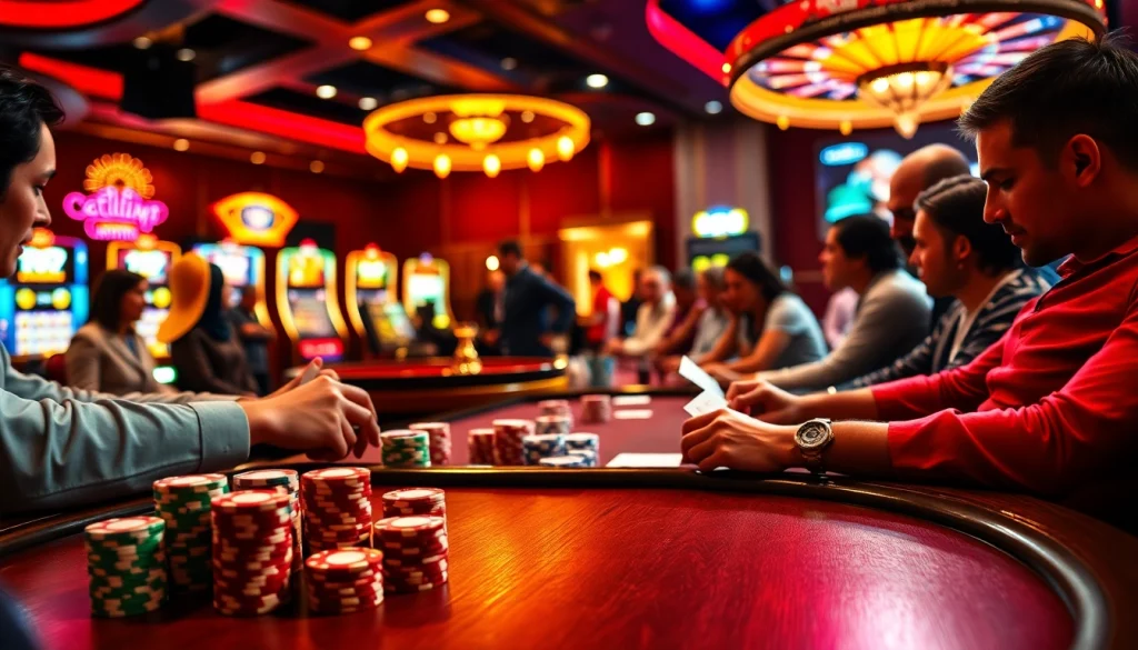 Cakhiatv brings you the thrill of poker with intense players and vibrant casino elements.